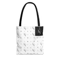 UV Stamp Monogram Pattern Tote Bag | Moon and Stars All-Over Print