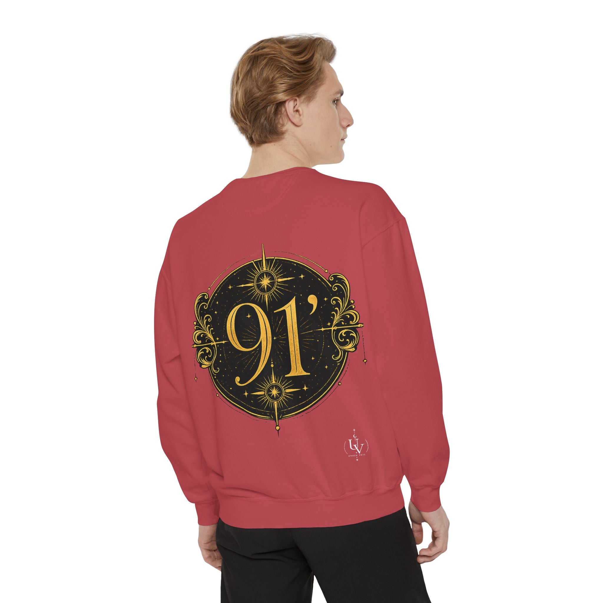 New! UV Graphics Established 91 vintage crest Sweatshirt | 91 compass back graphic