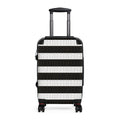 UV signature Black and White Striped Suitcase | Travel Luggage