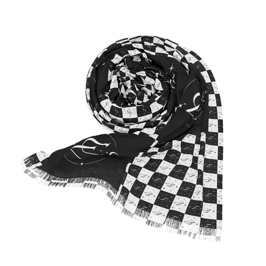 UV Signature Checkerboard Monogram Light Scarf