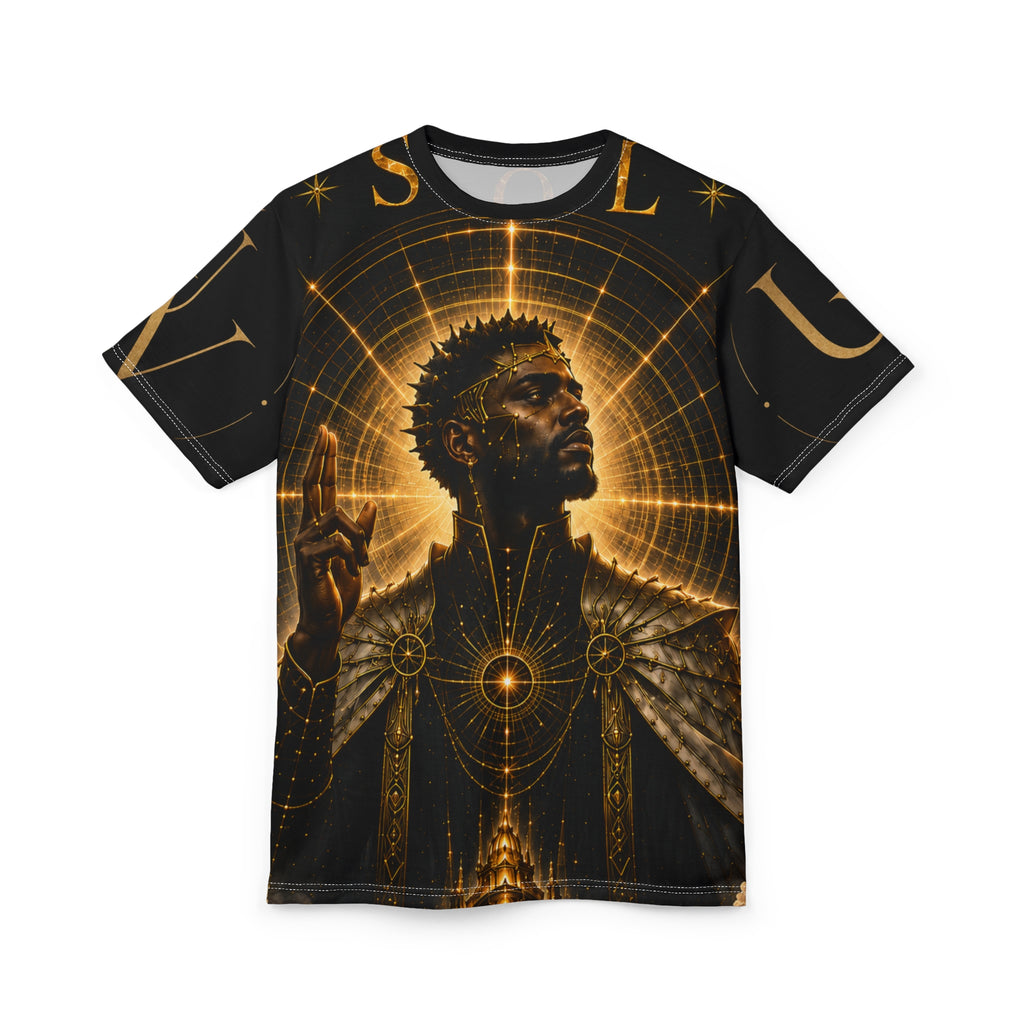 UV SOL Golden Halo King Tee | All-Over Print