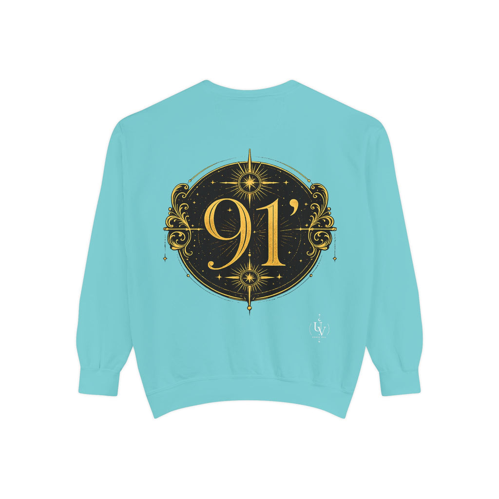 New! UV Graphics Established 91 vintage crest Sweatshirt | 91 compass back graphic
