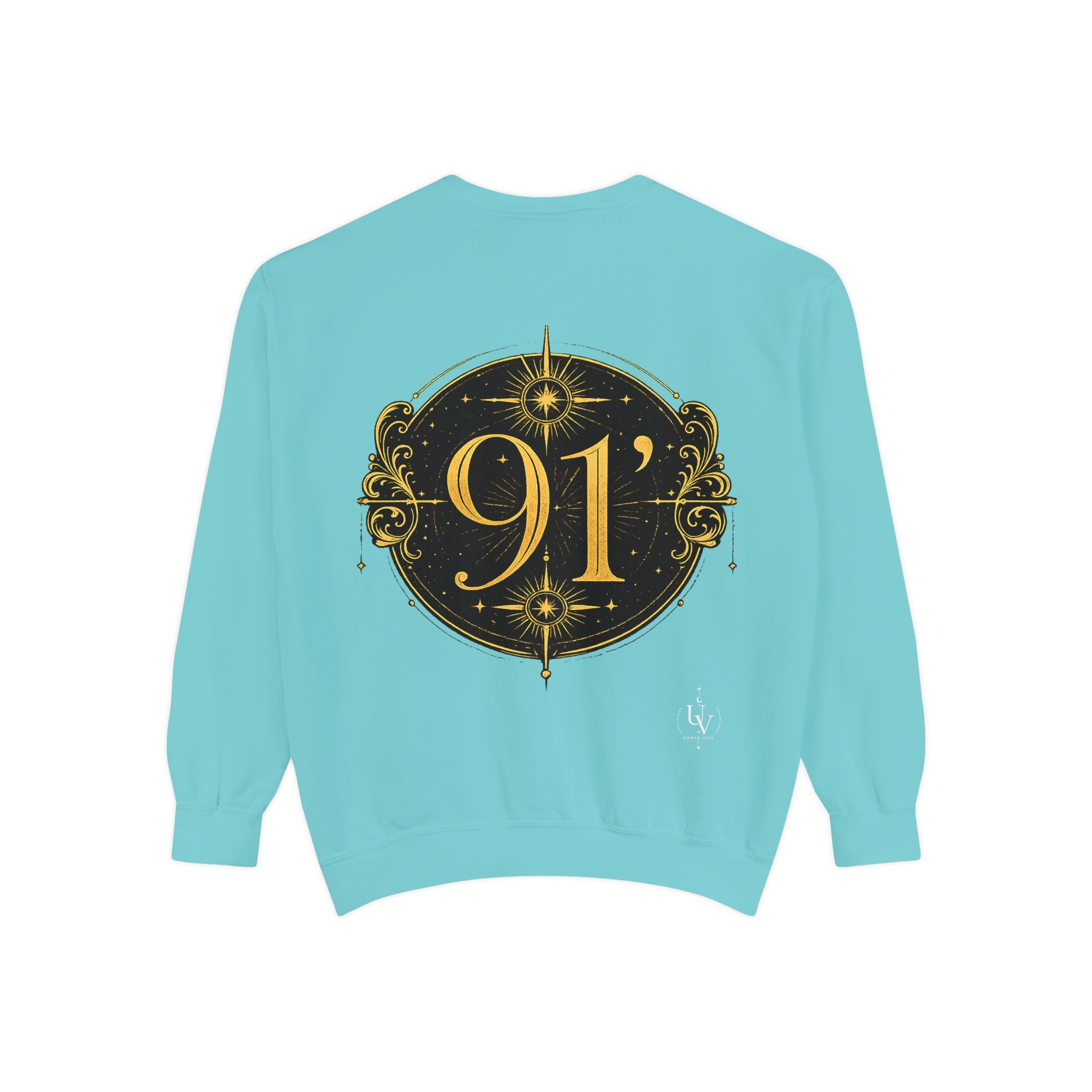 New! UV Graphics Established 91 vintage crest Sweatshirt | 91 compass back graphic