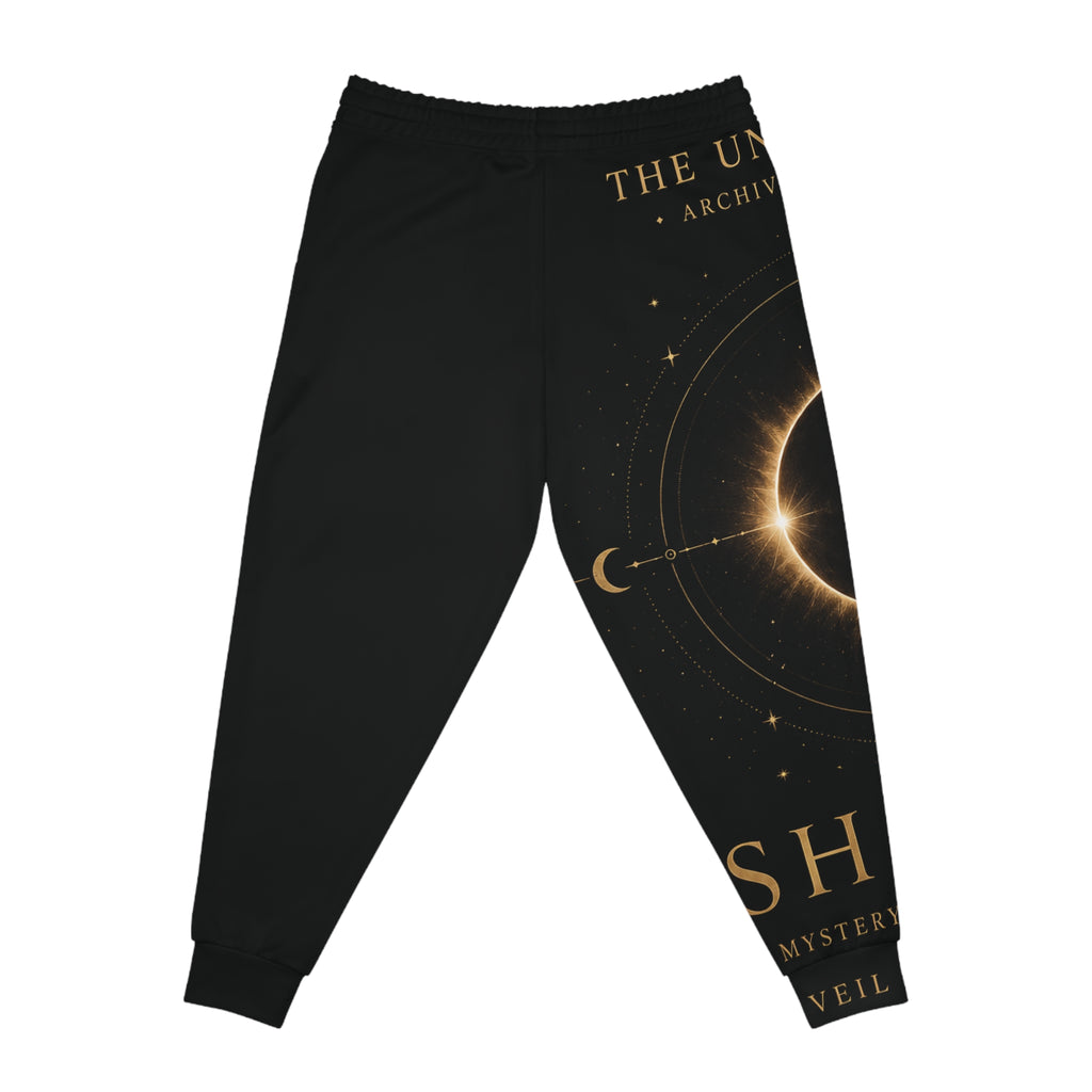 Celestial Eclipse Joggers — Astrological Moon Phase Athletic Pants