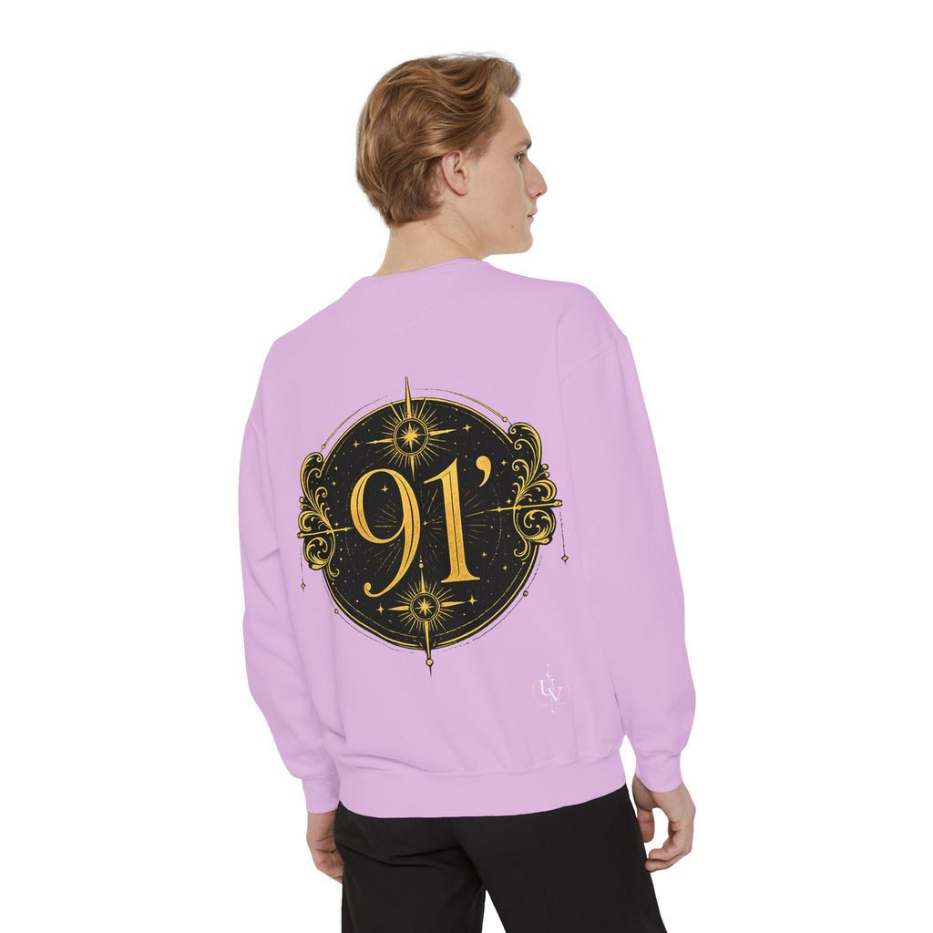 New! UV Graphics Established 91 vintage crest Sweatshirt | 91 compass back graphic
