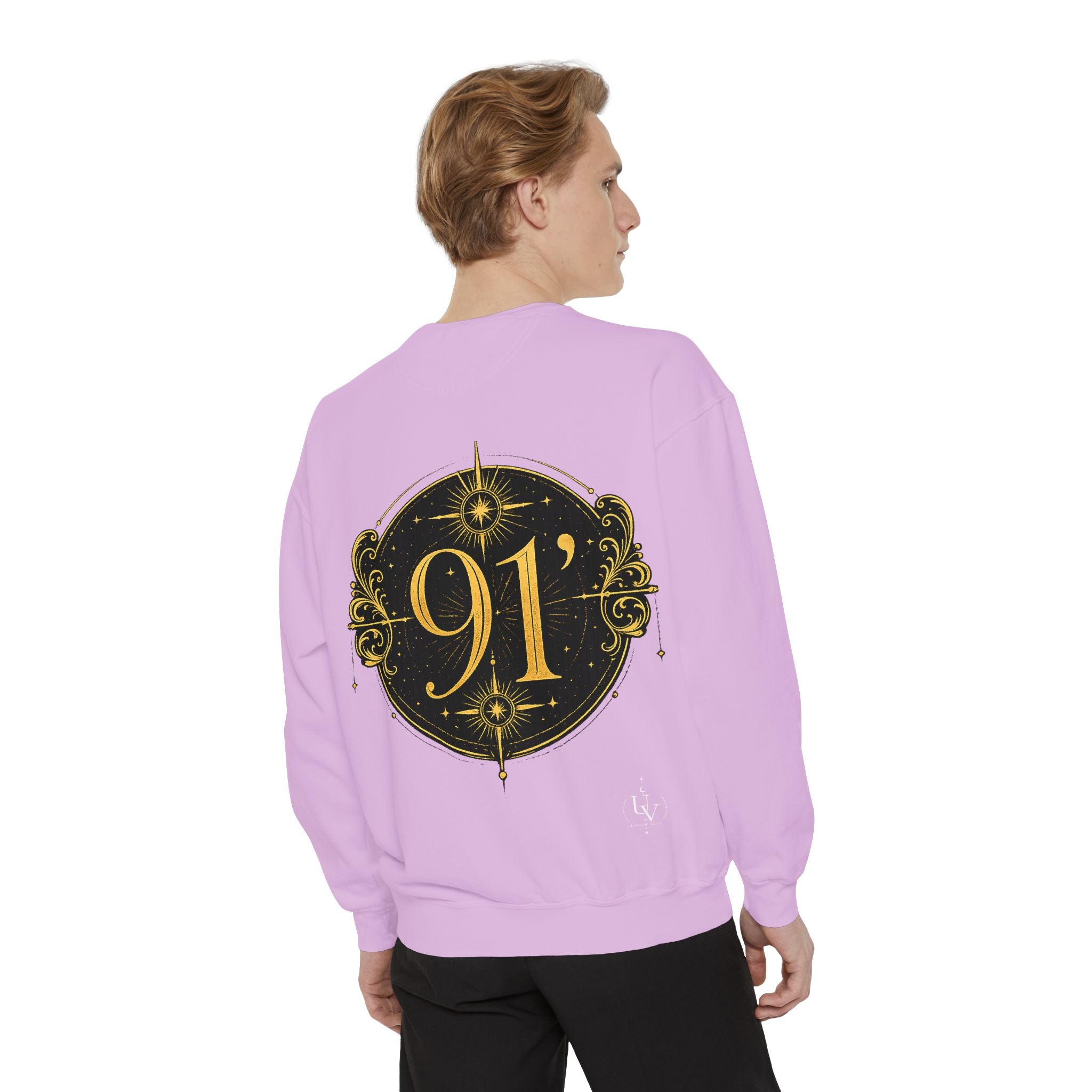New! UV Graphics Established 91 vintage crest Sweatshirt | 91 compass back graphic